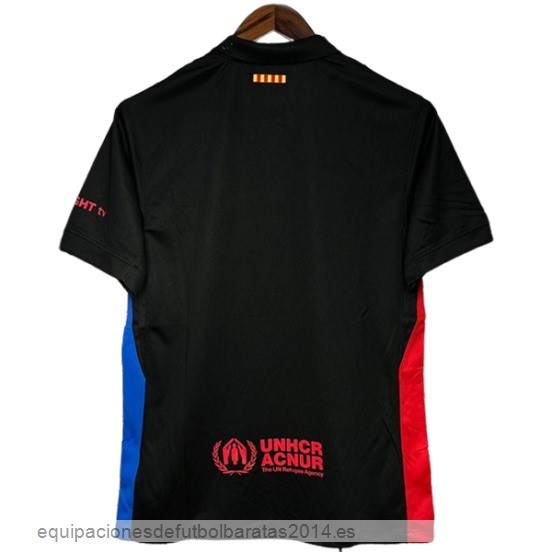 Nuevo Tailandia 2ª Camiseta Barcelona 24/25 Negro Rojo Baratas